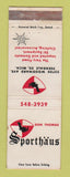 Matchbook Cover - Sporthaus Ferndale MI Skiing Equipment