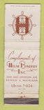Matchbook Cover - Helm Bindery Detroit MI WEAR