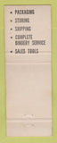 Matchbook Cover - Helm Bindery Detroit MI WEAR
