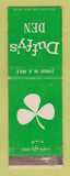 Matchbook Cover - Duffy's Den Detroit MI WEAR