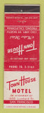 Matchbook Cover - Town House Motor Hotel Fresno CA