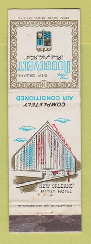 Matchbook Cover - Roosevelt Hotel New Orleans LA