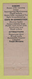 Matchbook Cover - The Antlers Hulbert MI