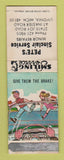 Matchbook Cover - Pete's Sinclair oil gas Livonia MI WEAR