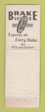 Matchbook Cover - Pete's Sinclair oil gas Livonia MI WEAR