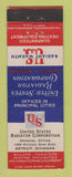 Matchbook Cover - United States Radiator Corp Detroit MI