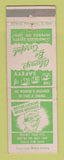 Matchbook Cover - Budd Supervisors Club Safety