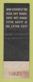 Matchbook Cover - Goodrich Silvertowns Tires Dann Maddox Oakland CA WEAR