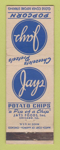 Matchbook Cover - Jays Popcorn Potato Chips Chicago IL