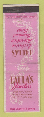 Matchbook Cover - Laula's Jewelry Detroit MI