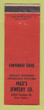 Matchbook Cover - Max's Jewelry Detroit MI