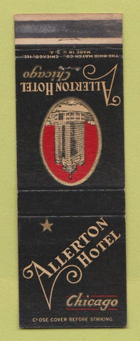 Matchbook Cover - Allerton Hotel Chicago IL WEAR