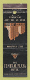 Matchbook Cover - Central Plaza Hotel Chicago IL WEAR