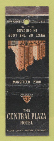 Matchbook Cover - Central Plaza Hotel Chicago IL WEAR