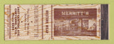 Matchbook Cover - Merritt's Western Clothes Cheyenne WY