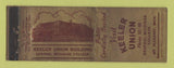 Matchbook Cover - Keeler Union Central Michigan College Mount Pleasant MI WEAR