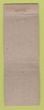 Matchbook Cover - Fleet Wing oil gas Tower Inn MI?