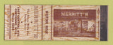 Matchbook Cover - Merritt's Western Clothes Cheyenne WY