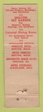 Matchbook Cover - Hotel Shelton Boston MA WORN