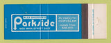 Matchbook Cover - Parkside Plymouth Chrystler Hamilton ON WEAR