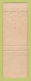 Matchbook Cover - Garfield Restaurant Ashtabula OH WEAR Full Length