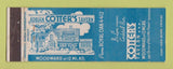 Matchbook Cover - Adrian Cotter's Tavern Berkley MI