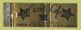 Matchbook Cover - Cronk's Cafe Denison IA WEAR