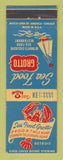 Matchbook Cover - Sea Food Grotto Detroit MI