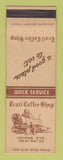 Matchbook Cover - Trail Coffee Shop Cheyenne WY