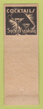 Matchbook Cover - Crest Lounge Arabian Room Detroit MI