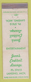 Matchbook Cover - Jean's Cocktail Lounge Lansing MI