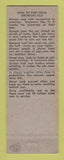 Matchbook Cover - Laurel Motel Somerset PA