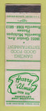 Matchbook Cover - Harry and Alma's Show Bar Roseville MI WEAR