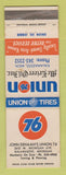 Matchbook Cover - Union 76 oil gas John Dehaan's Kalamazoo MI WEAR