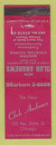 Matchbook Cover - Club Andrews Chicago IL