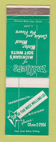 Matchbook Cover - Star of West Milling Flour Frankenmuth MI