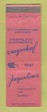 Matchbook Cover - Jacqueline's Restaurant Fort Lauderdale FL WEAR