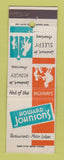 Matchbook Cover - Howard Johnson's Restaurants Motor Lodges