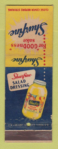 Matchbook Cover - Shurfine Salad Dressing grocery