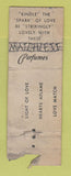 Matchbook Cover - Mathless Perfumes Benjamin Ansehl St Louis MO POOR STRIKER