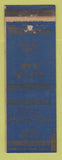 Matchbook Cover - Royal Bar Recreation Lake Orion MI WEAR