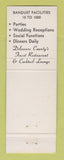 Matchbook Cover - Puppio's Restaurant Alpine Inn Springfield PA