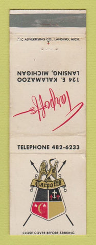 Matchbook Cover - Tarpoffs Lansing MI WEAR