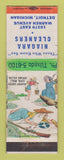 Matchbook Cover - Niagara Cleaners Detroit MI hillbilly