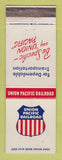 Matchbook Cover - Union Pacific Railroad