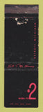 Matchbook Cover - WIBK TV Channel 2 Detroit MI WEAR