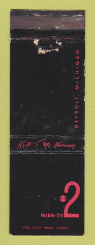 Matchbook Cover - WIBK TV Channel 2 Detroit MI WEAR
