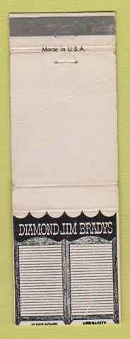 Matchbook Cover - Diamond Jim Brady's Detroit MI WORN