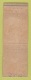 Matchbook Cover - Shalimar Commodore Perry Toledo OH