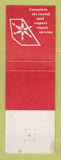 Matchbook Cover - Sporthaus Don Thomas Skiing Equipment